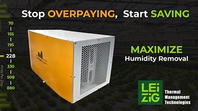 Altaqua commercial HVAC and dehumidification system for grow rooms