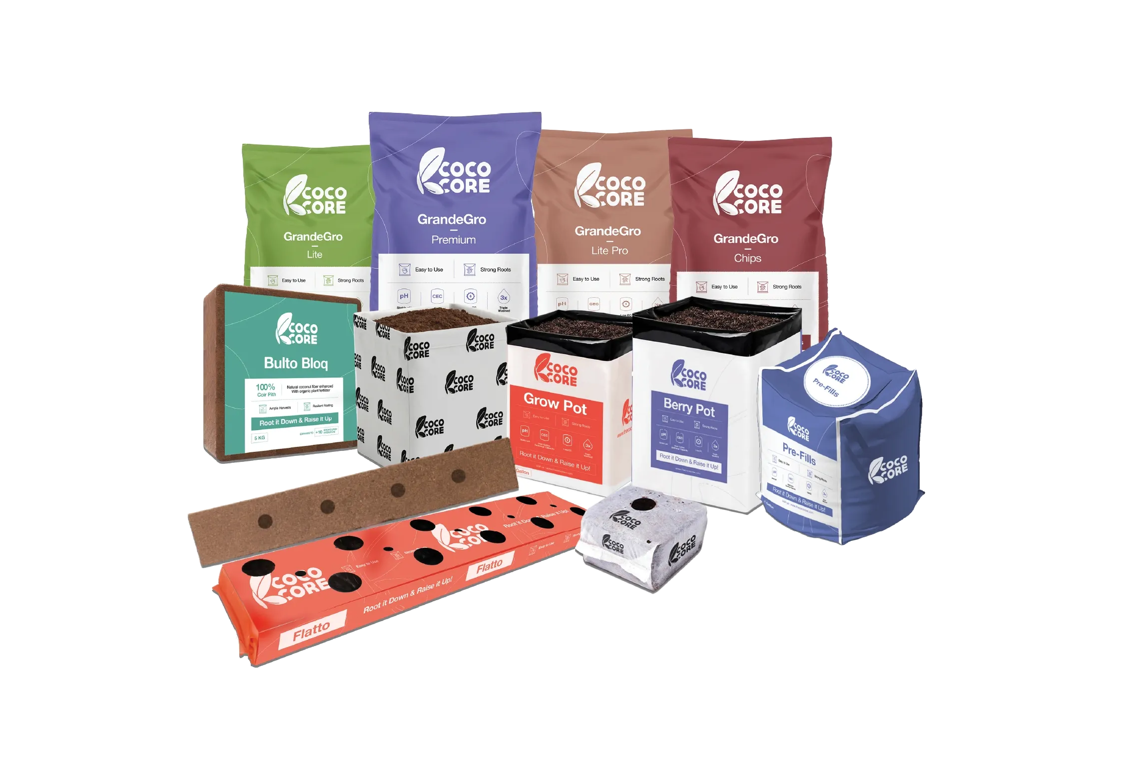 The CocoCore Full Product Lineup