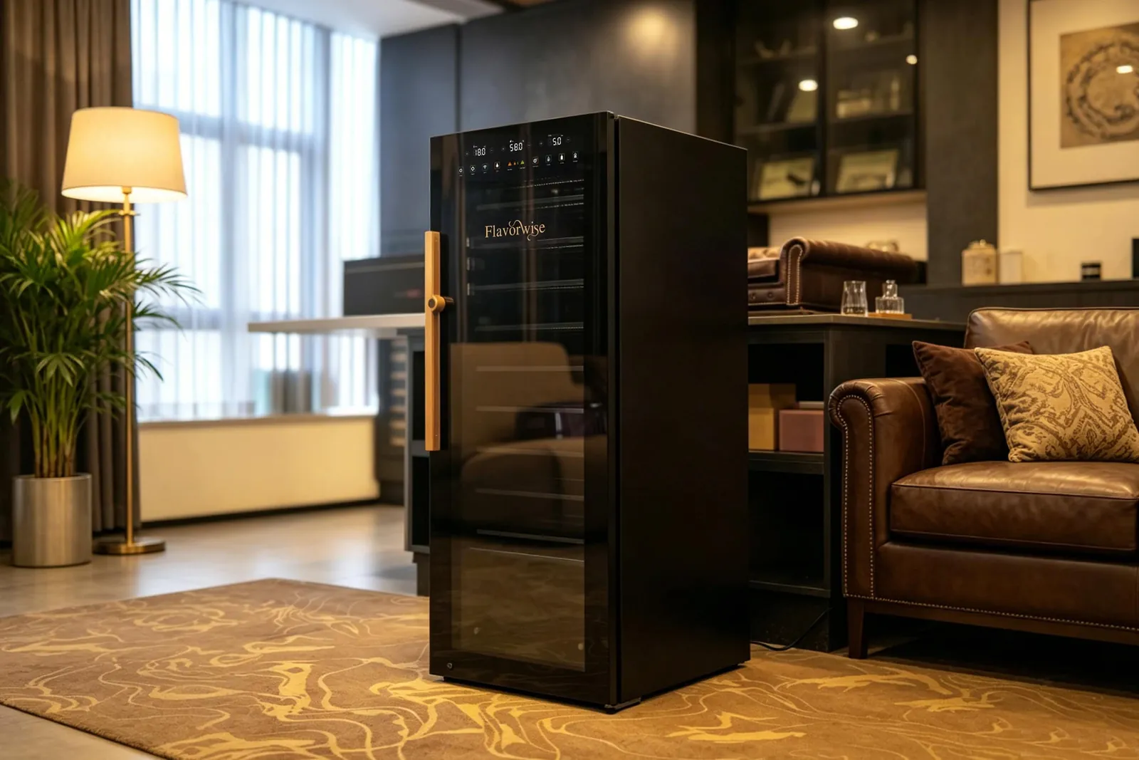 Flavorwise cabinet in a living room