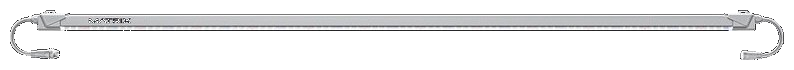 Matrix CB 18W LED Light Bar side angle view